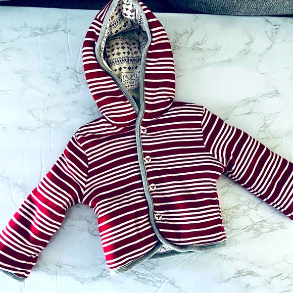 Burt's Bees Baby Other - Burt’s Bees Baby Winter Holiday Coat Jacket
